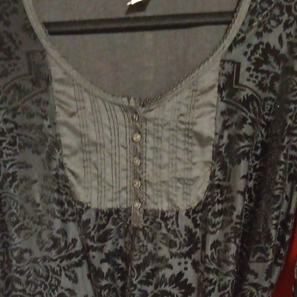 Denim & Supply Ralph Lauren Black Floral Blouse - Picture 8 of 9